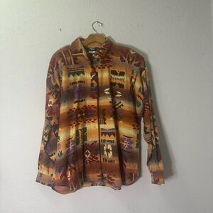 Vintage flannel Roper Multicolor Western Shirt